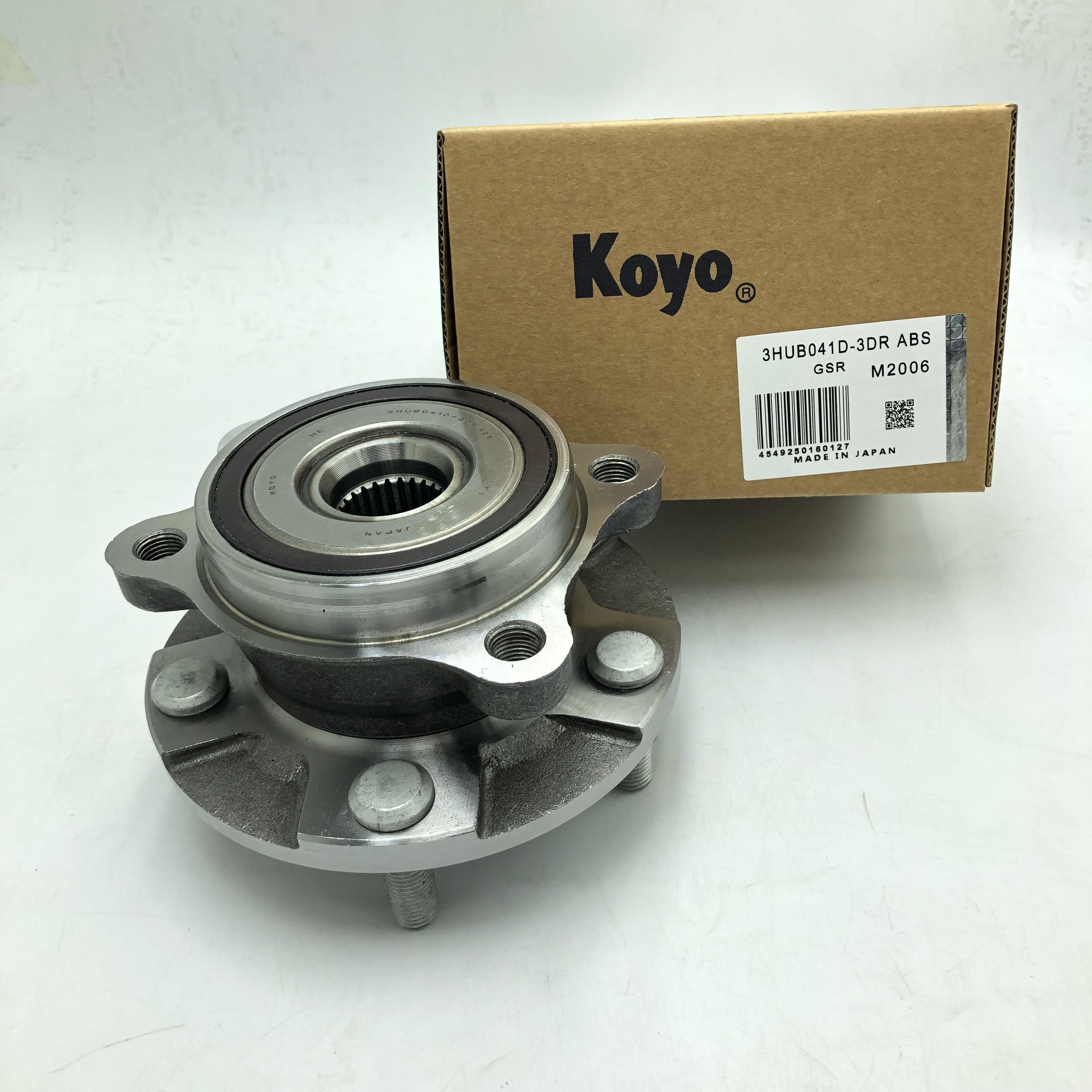 3HUB041D-3DR ABS Koyo Japan auto front WHEEL HUB BEARING Assembly 3HUB041D-3DR ABS