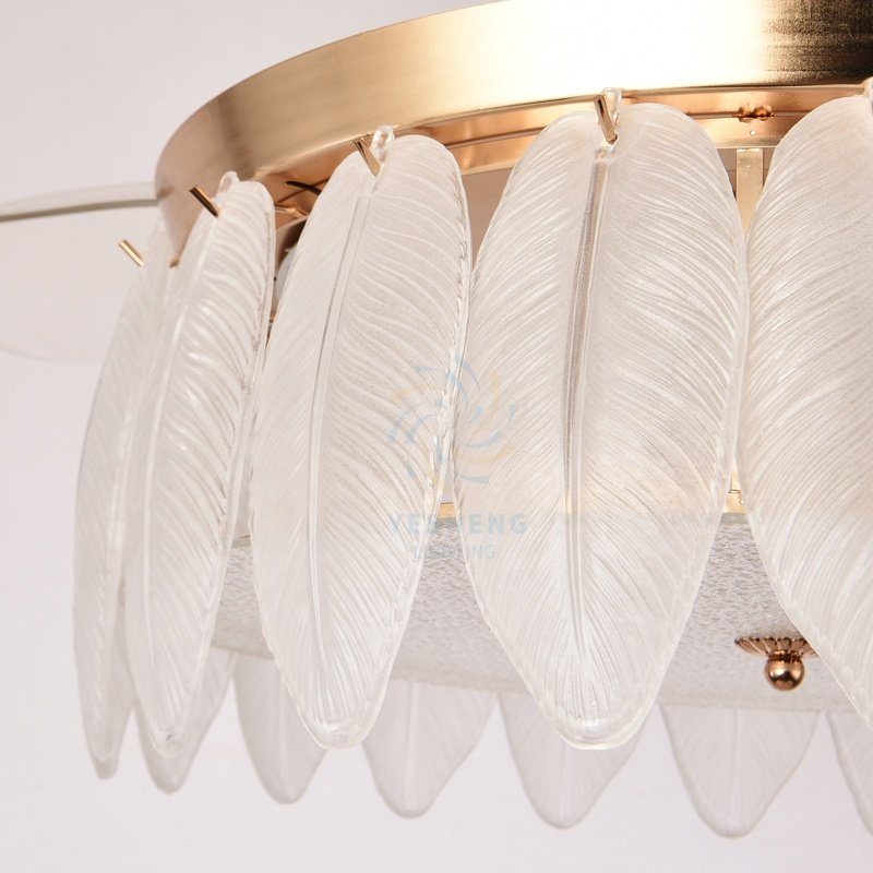 Y128 Modern Ceiling Fans with Crystal Fan Light 110/220V LED Decorative Bladeless Remote Control New Creative Design DC Motor