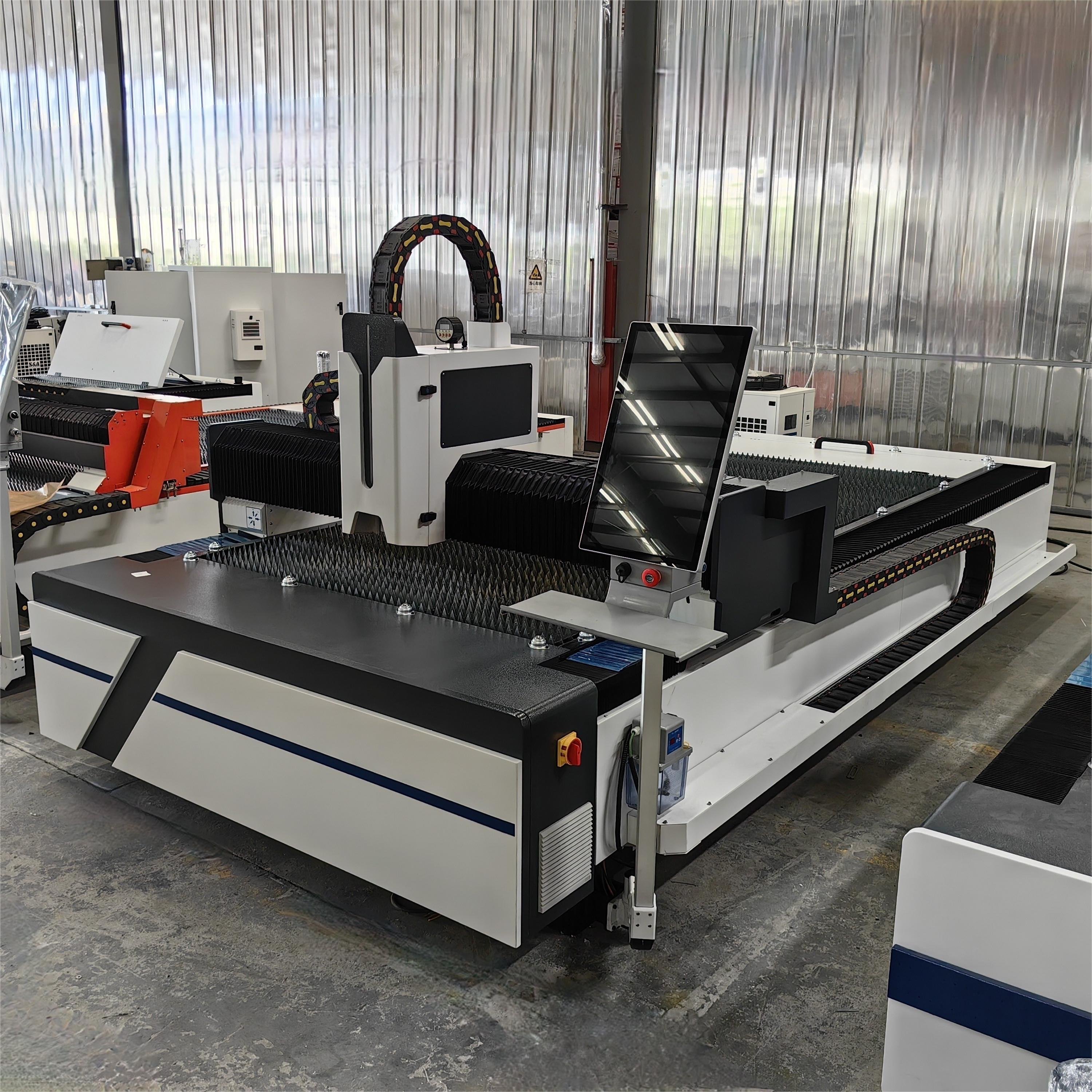 Automatic CNC Metal Laser Cutting Spare Parts 3000w Aluminum Steel Fiber Laser Cutting Machine