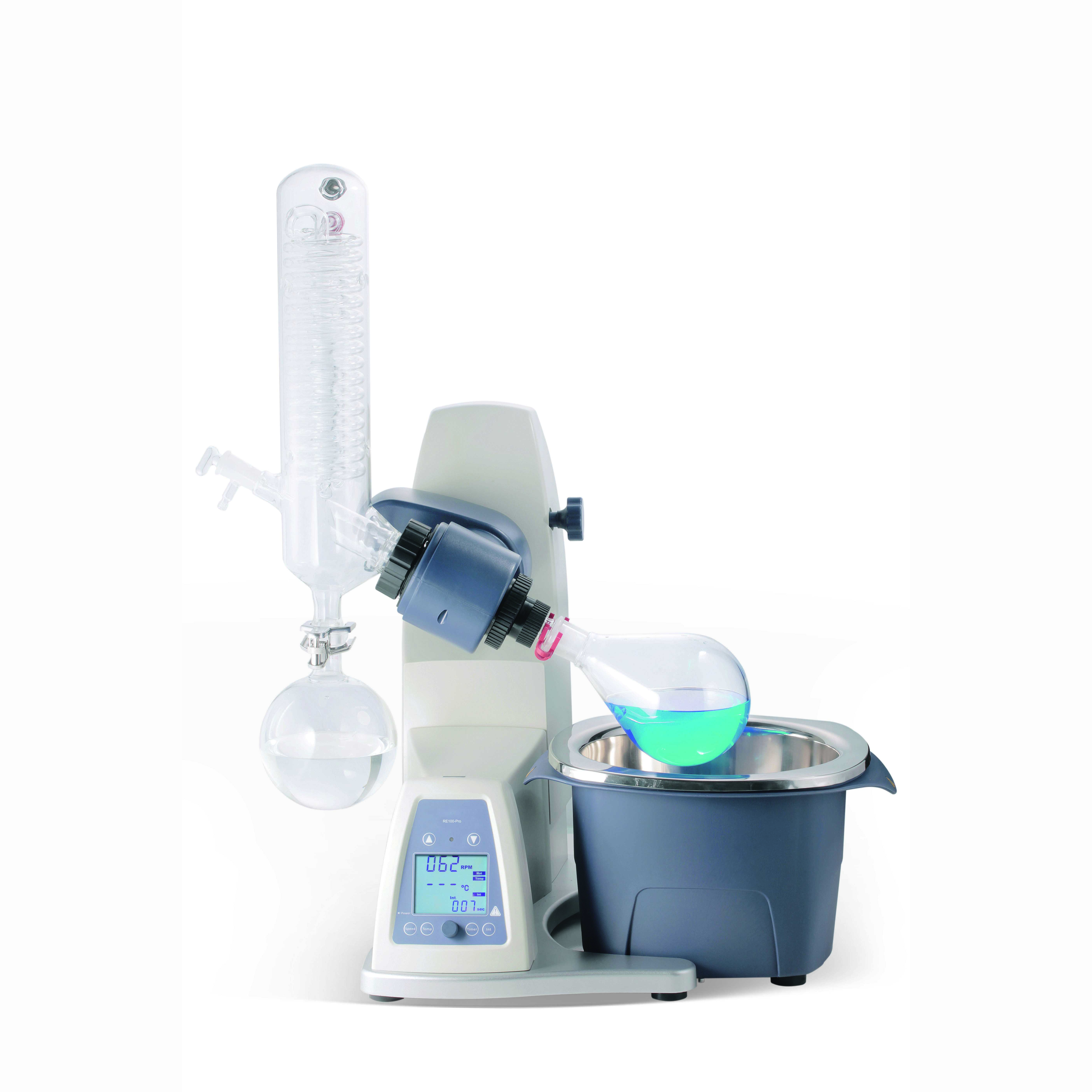 LSDBIO RE100-Pro Rotary Evaporator | 180°C Heating, 20-280RPM, Auto Safety Lift, PC Control