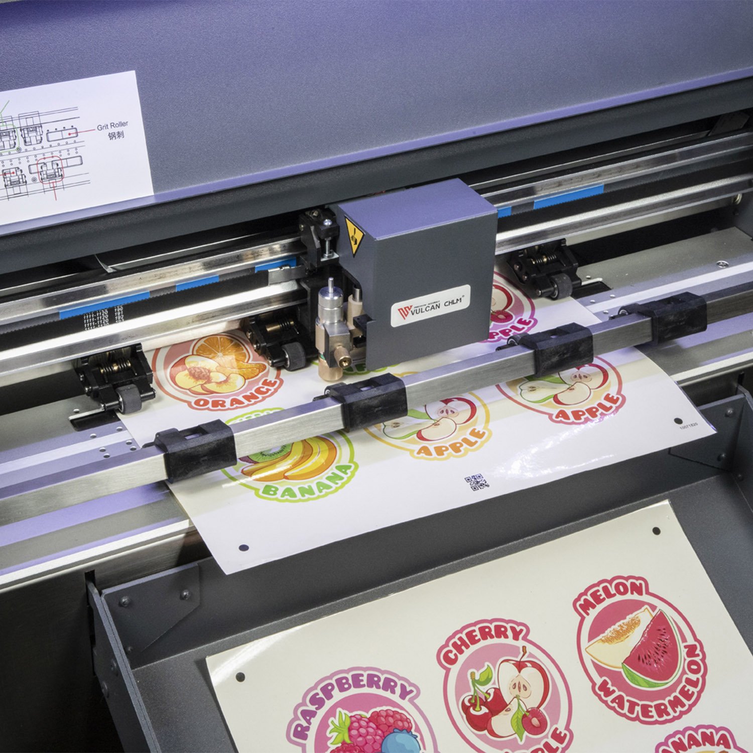 Vulcan Sc350 Die Cutting Machine A3+ A3 A4 Auto Feeding Multi Sheet Vinyl Sticker Label Cutting Machine