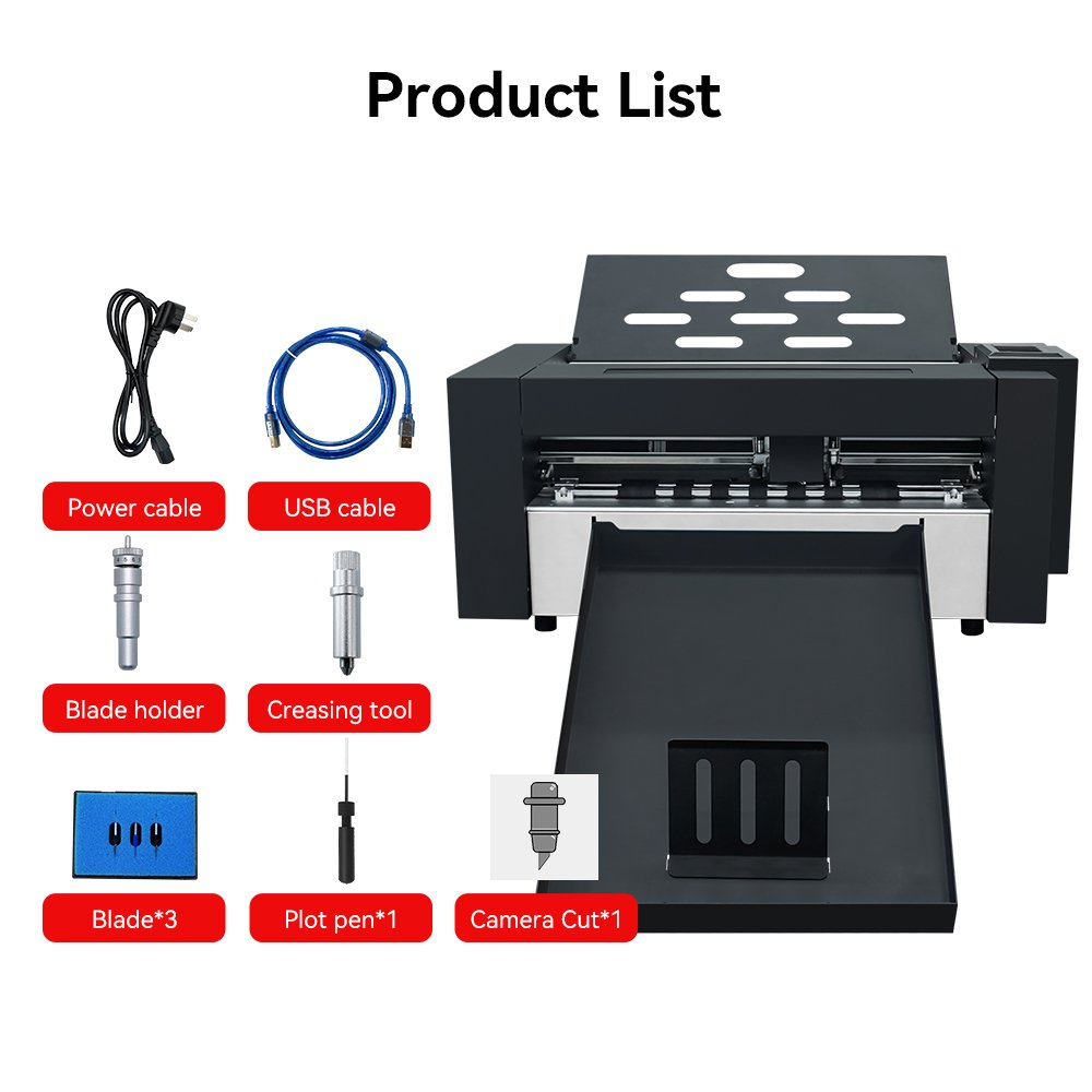 Purcell ZD350 Ultra Automatic Auto Feeder Double Heads A3 A3+ Cutting and Creasing Machine Sticker Box Cutting Machine
