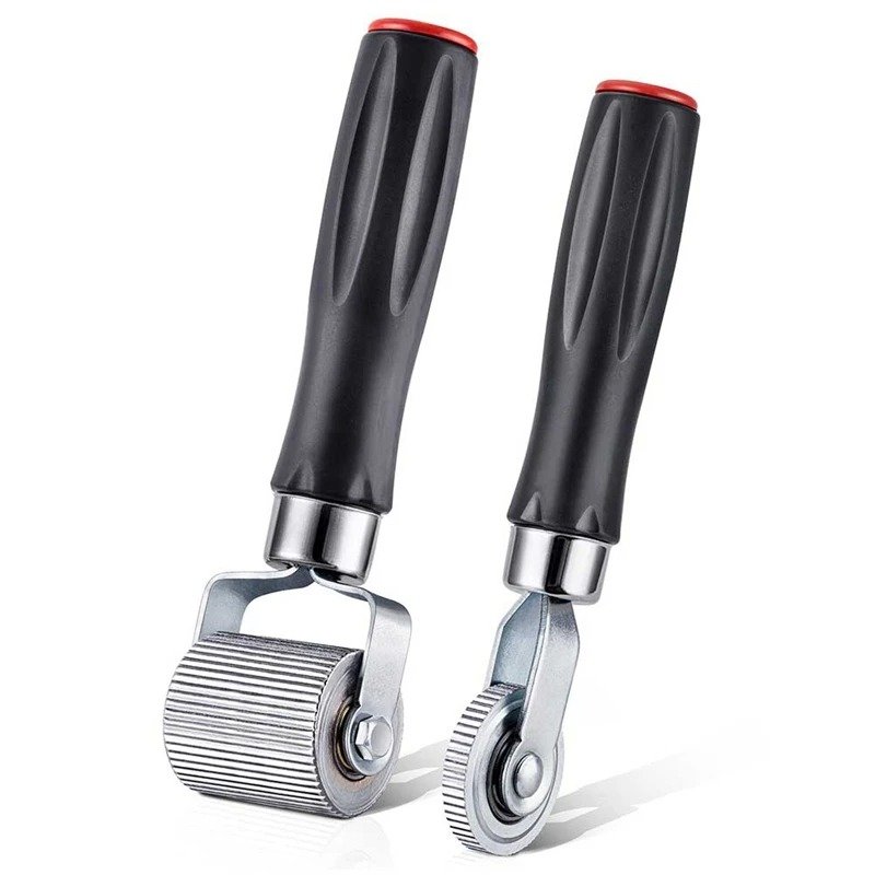 Car Audio Sound Deadening Roller Seam Roller 2-Pack Heat Abatement Mat Noise Roller Sound Insulation Tool for Auto