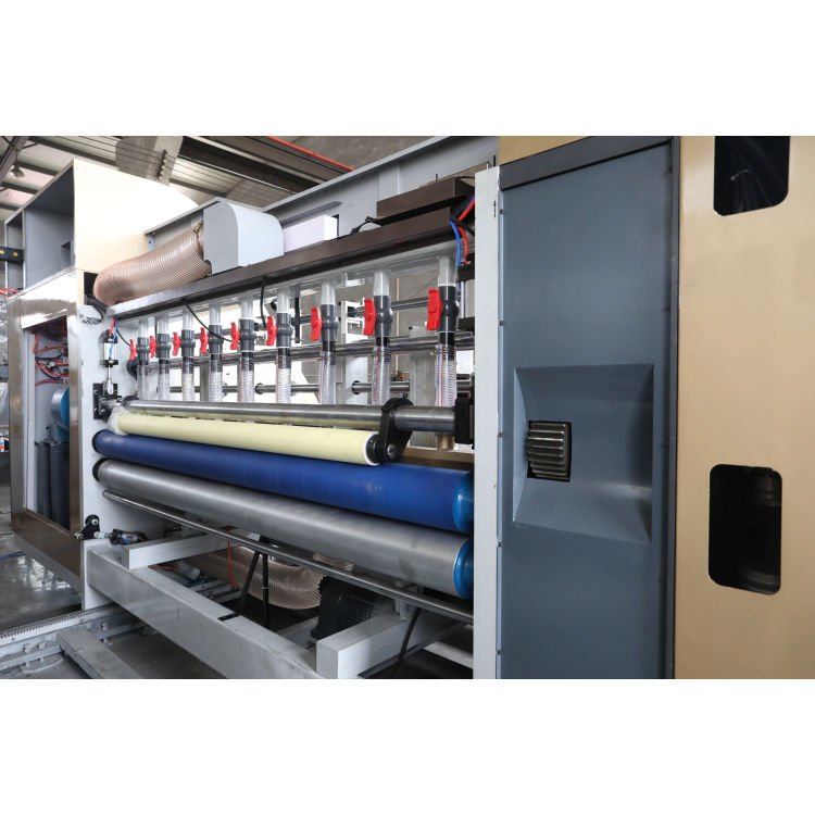 Automatic Flexo Printing Machine Cardboard Box Printer Machine Steel Provided Double Servo Motor Corrugated Machine Auto Splicer