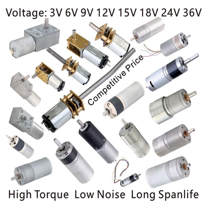 Customized 3v 6v 9v 12v Micro N10 N20 High Torque Gearbox Electric Motor Spur Brushed Dc Geared Motor With Encoder