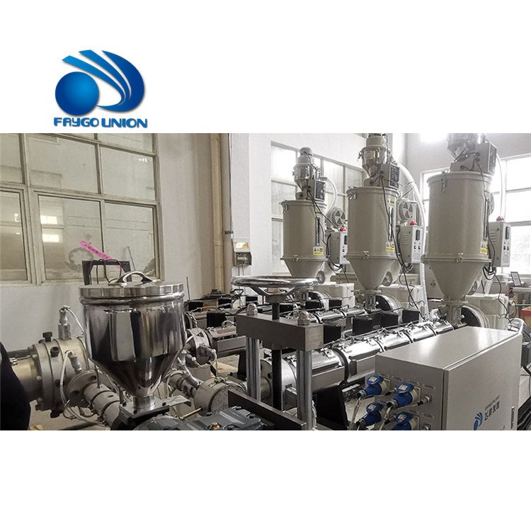 Faygo Union pp Ppr Plastic Pipe Making Machine 20-63mm Multi-layer Extrusion Production Line for Water Supply