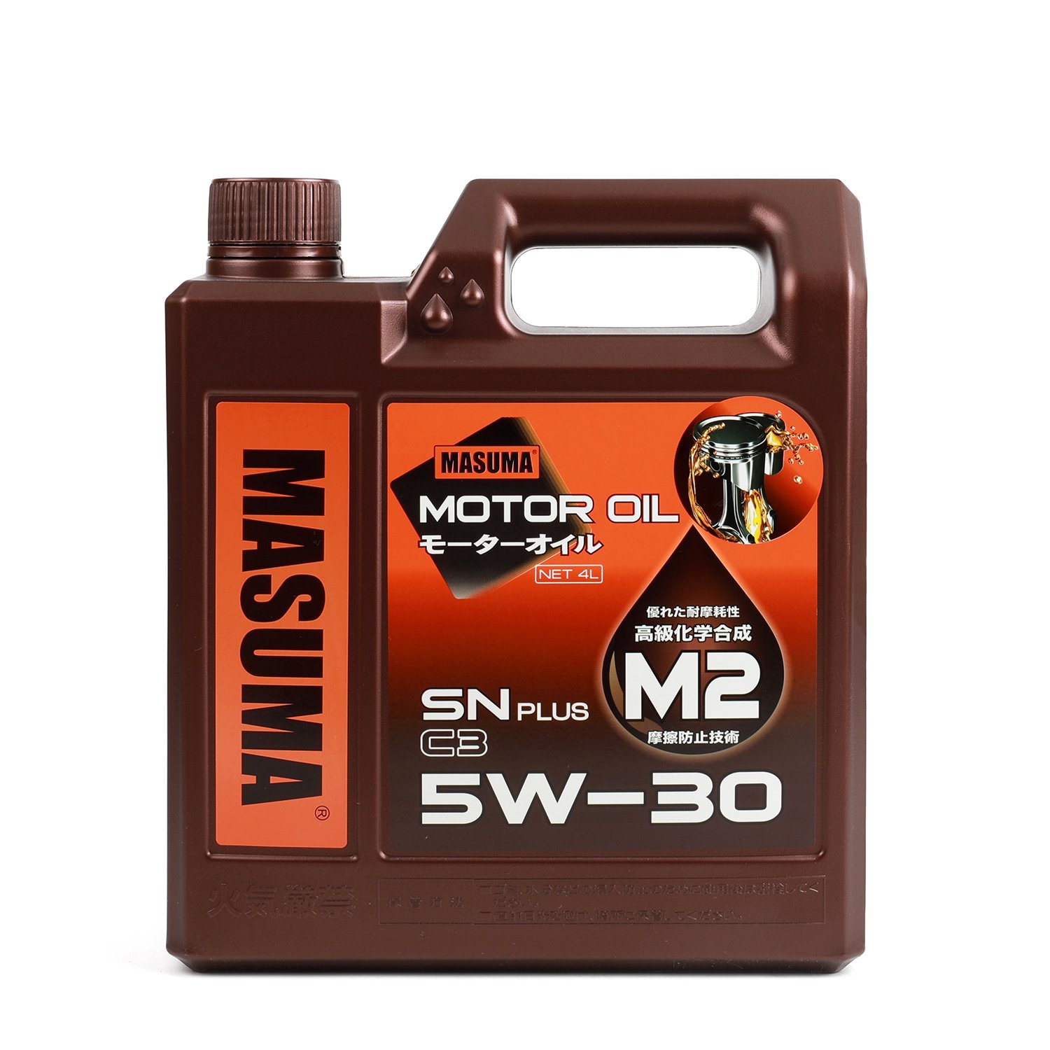 M-2003E MASUMA Japan Brand M2 5W-30 PLUS C3 Full Synthetic Petrol Engine Oil High Quality Lubricants Motor Oil 1L/4L for Car