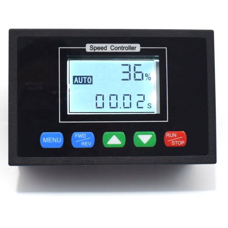 New 40A 12V 24V 48V Brush DC Motor Governor Speed Control Auto Forward Reverse Controller LCD Display