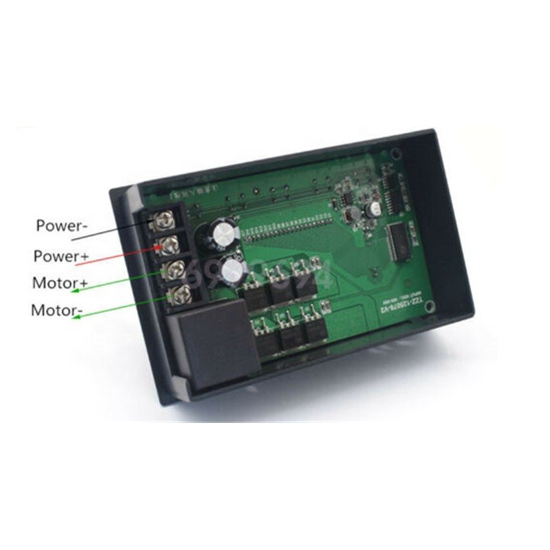 New 40A 12V 24V 48V Brush DC Motor Governor Speed Control Auto Forward Reverse Controller LCD Display