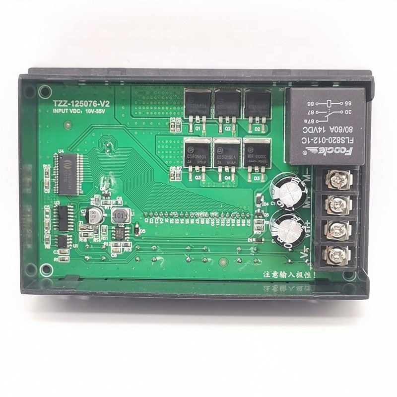 New 40A 12V 24V 48V Brush DC Motor Governor Speed Control Auto Forward Reverse Controller LCD Display