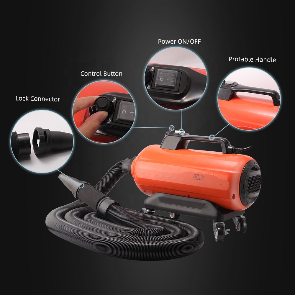 SPTA New Arrival 3000W (4HP) Double Motor Car Cleaning Dryer Blower for Auto Detailing