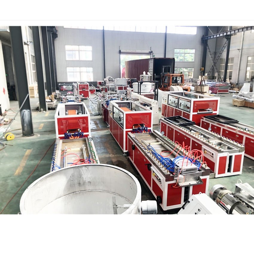 Stone Plastic Composite Artificial Marble Profile Production Line/pvc Artificial Marble Product/artificial Marble Making Machine