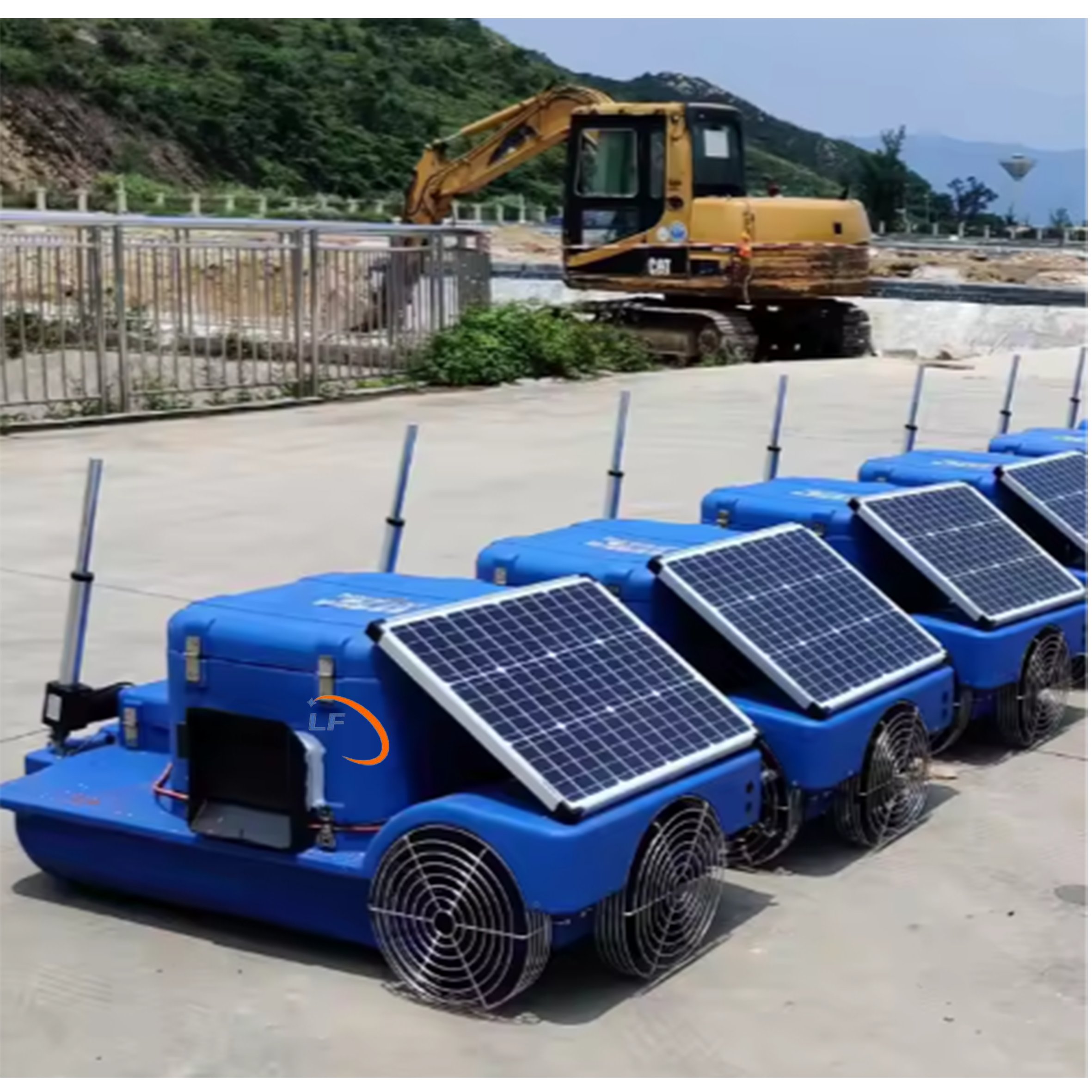 Aquaculture Machine Large Capacity Automatic Fish Farm Feeder Feeder Shrimp Automatic Feeder Floating Fish Feed Pellet Machine
