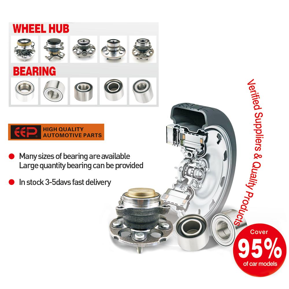 EEP Auto Car Spare Parts Wheel Hub Bearing for Toyota Honda Nissan Mazda Hyundai Mitsubishi Kia Subaru SUZUKI