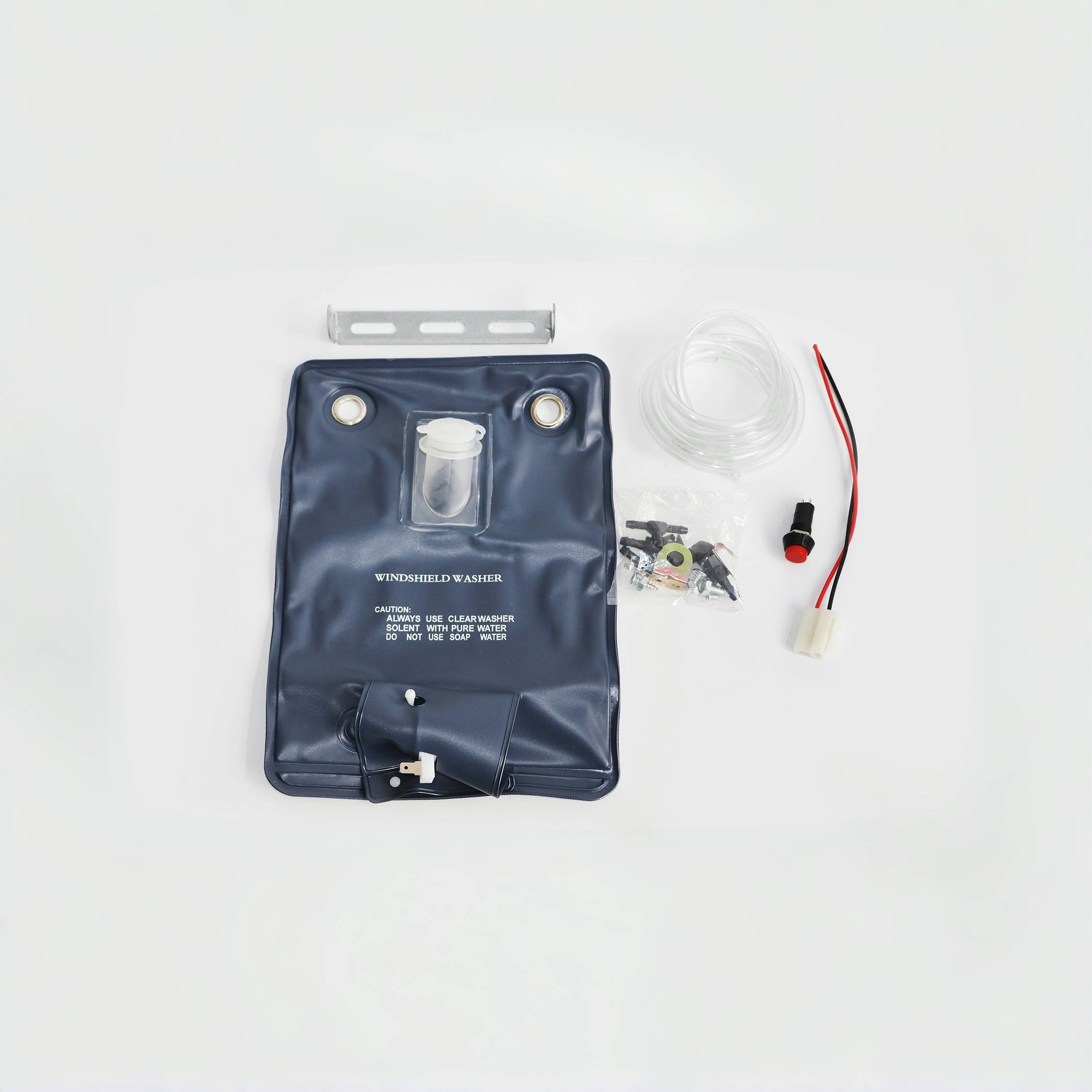 Universal 12V/24V Auto Motor Windscreen Washer Bag Kit with Pump Fit for 38510-634-810