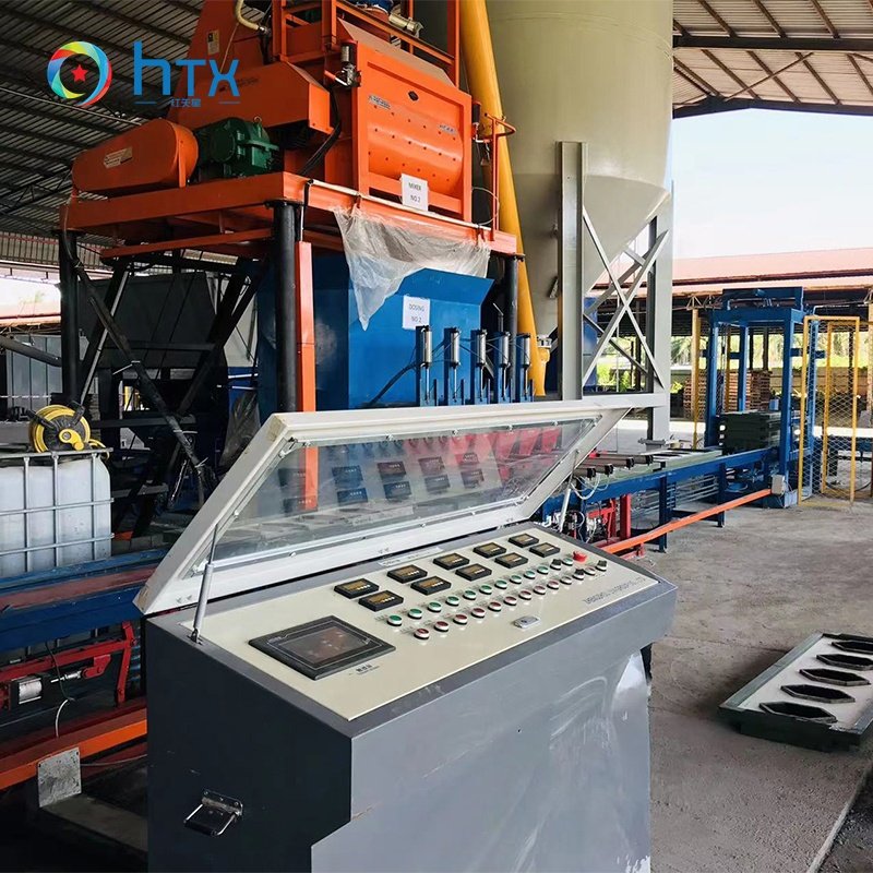 Precast Plastic Paver Factory Concrete Stone Production Line Wet Cast Concrete Machinery