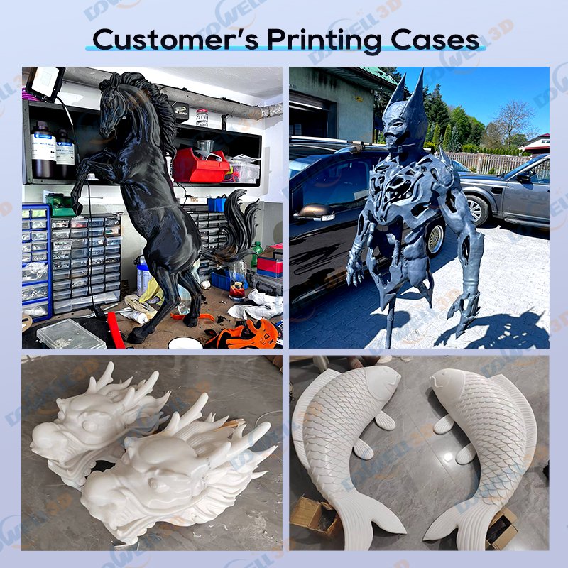 Dowell 3d Printer Big Large Size 1600*1000*800mm High Speed Printing Stampante 3d Industrial 3d Printer