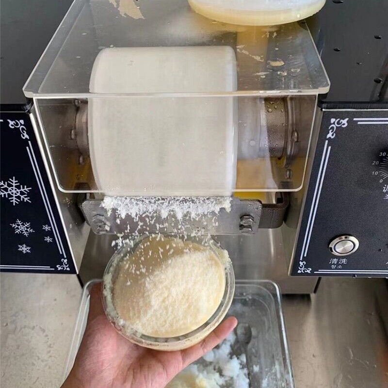 Snow Flake Ice Bingsu Machine Water Cooling Auto Bingsu Machine Korean Flake Snow Ice Shaver Machine 1200w for Commercial