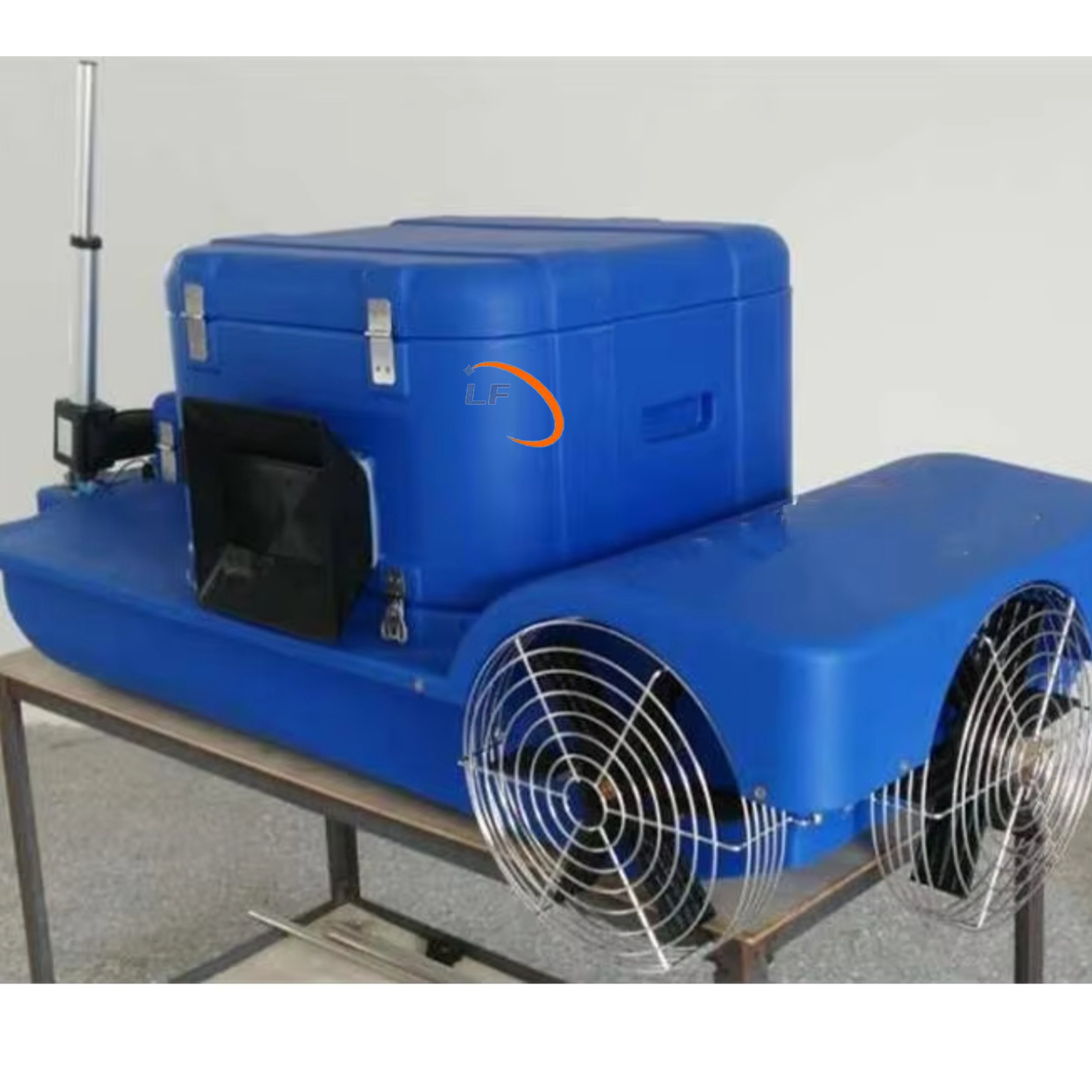 Solar Shrimp Auto Feeder Shrimp Pond Feeder Solar Battery New Product 2020 DC 12V Provided Automatic 250w 50kg 1-8M Adjustable