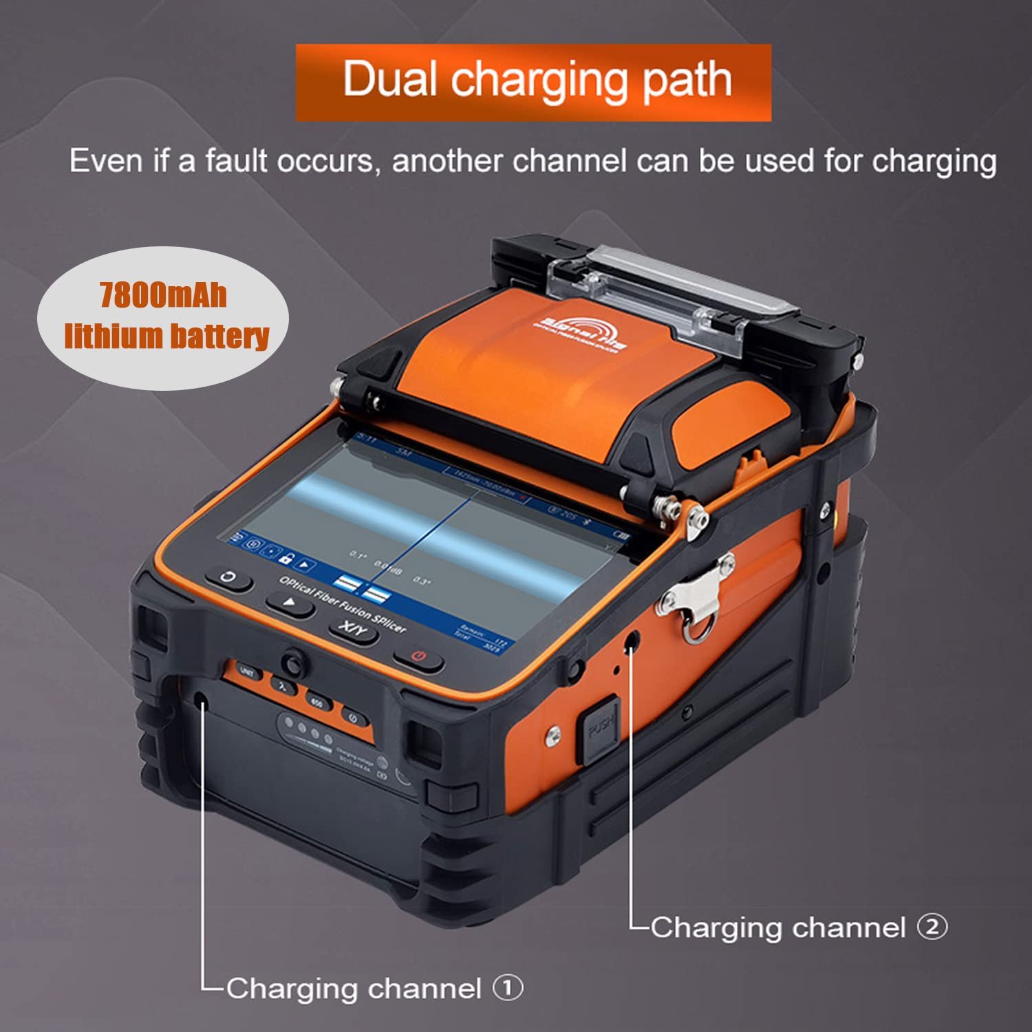 AI-9 Fusion Machine Signal Fire AI9 AI8C AI6C Six Motors 5S Multi-language Automatic Optical Fiber Fusion Splicer