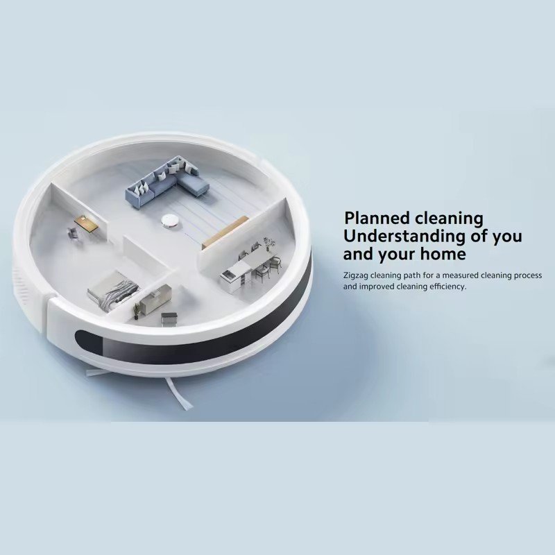 Mijia Robot Vacuum E10 4000Pa Powerful Suction Power 2-in-1 Sweep Mop Auto Recharge With Smart Water Tank WiFi