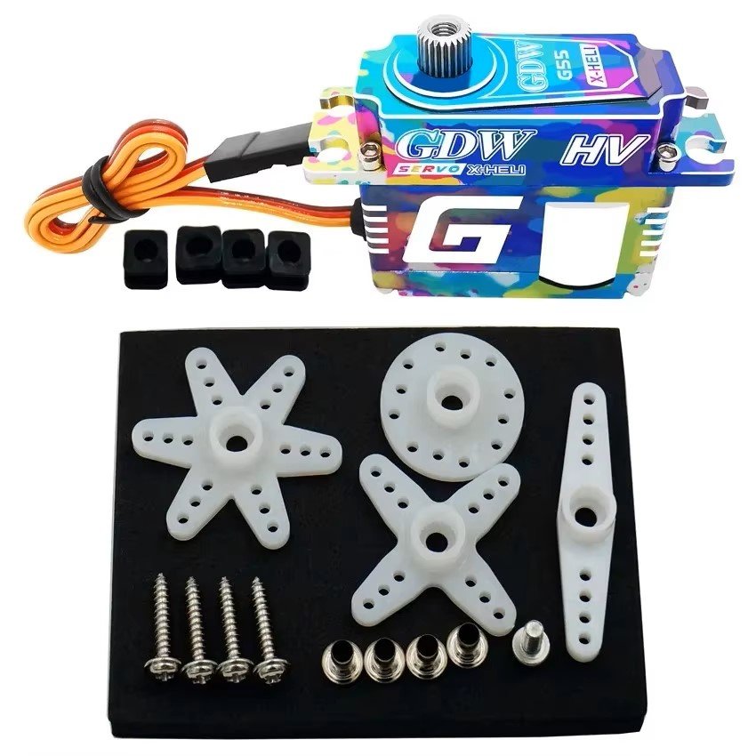 GDW G50 Swashplate & G55 Narrow Frequency Lock Tail Racing Helicopter with High-Speed Brushless Medium Digital Servo