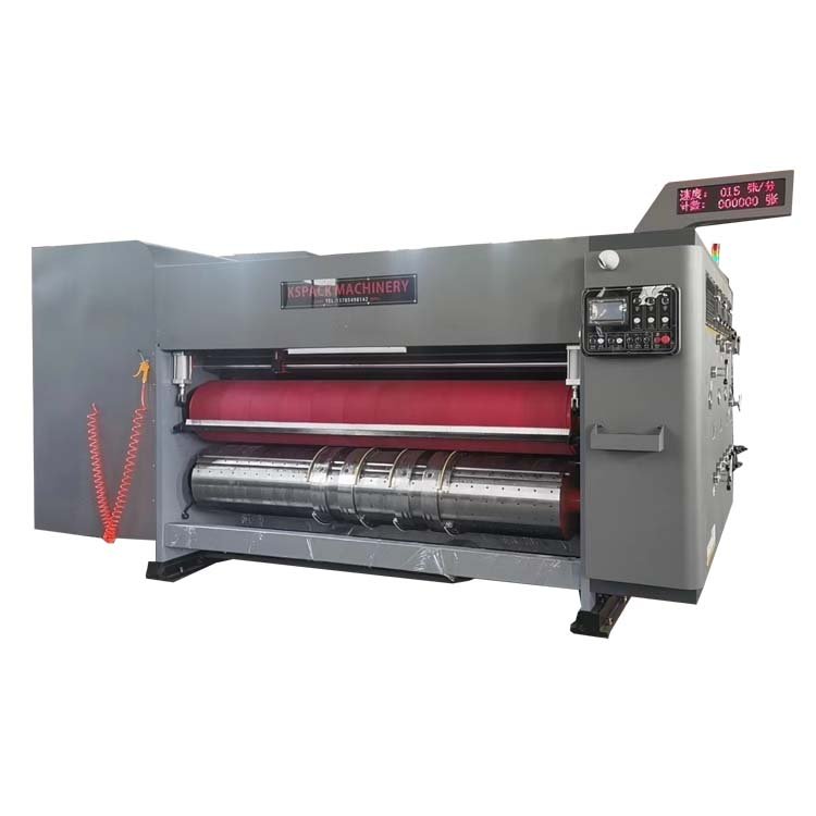 Auto Corrugated Box Manufacture Machinery Carton Cardboard Boxes Die Cut Production Line Making Machine with Printing