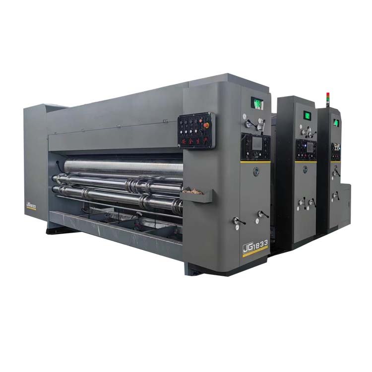 Auto Corrugated Box Manufacture Machinery Carton Cardboard Boxes Die Cut Production Line Making Machine with Printing
