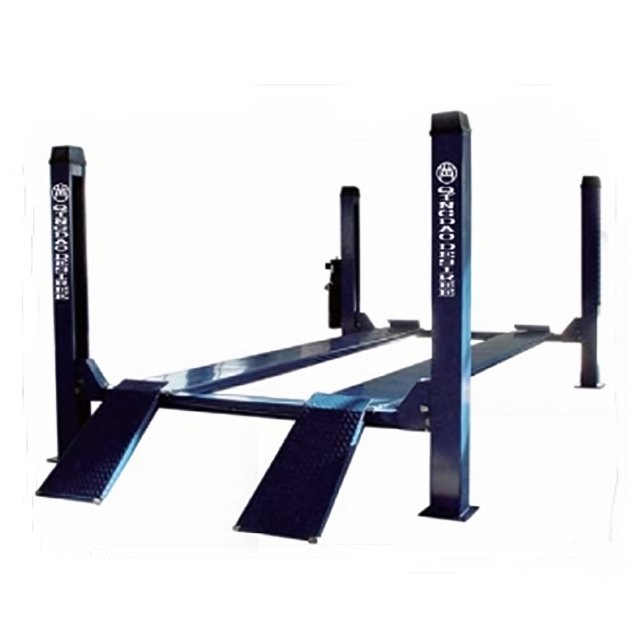 4000kg Hydraulic Four Post Car Lift for Sale / 4 Column Auto Lifter / Workshop Use 4 Tons Car Lift