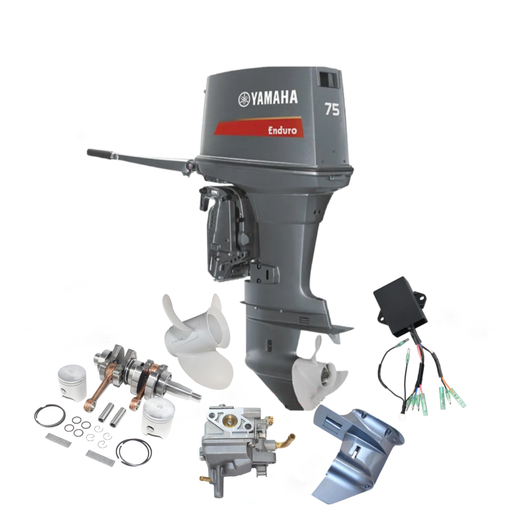 Original Japan Genuine Yamahaa Marine Boat Engines E75BMHDL 2 Stroke 75hp Outboard Motor Engine