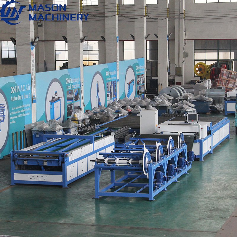 Factory price duct equipment air duct machine U Shape Auto Duct Line 5