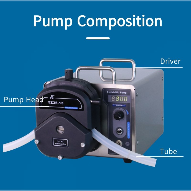 Ditrontech Viscous Fluid Peristaltic Pump Intelligent Auto Adjustable Dosing Pump