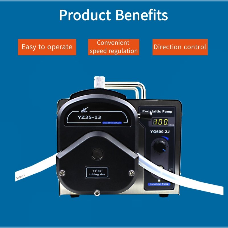Ditrontech Viscous Fluid Peristaltic Pump Intelligent Auto Adjustable Dosing Pump