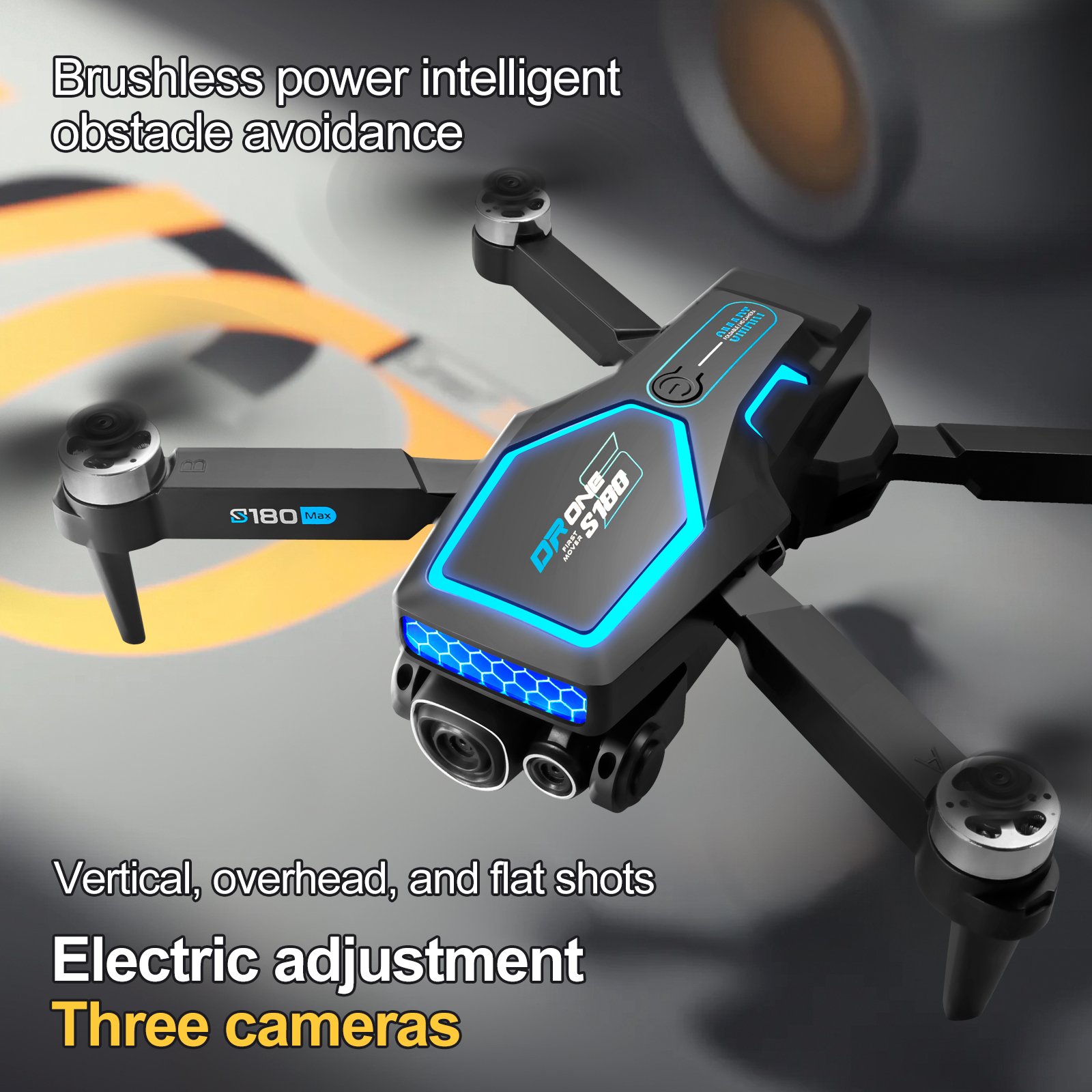 S180 Brushless Obstacle Avoidance Aerial Photography Drone Remote-controlled Aircraft