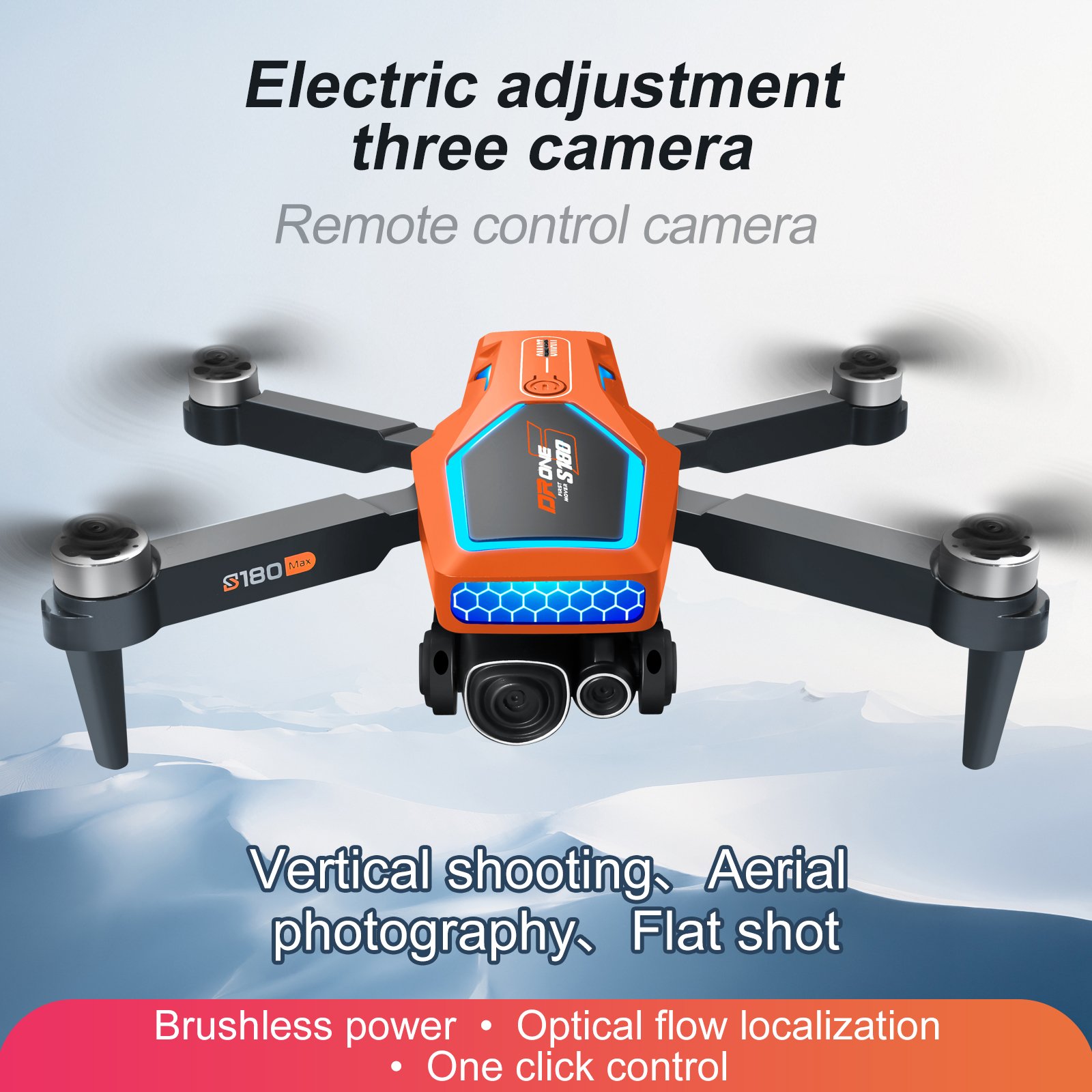 S180 Brushless Obstacle Avoidance Aerial Photography Drone Remote-controlled Aircraft