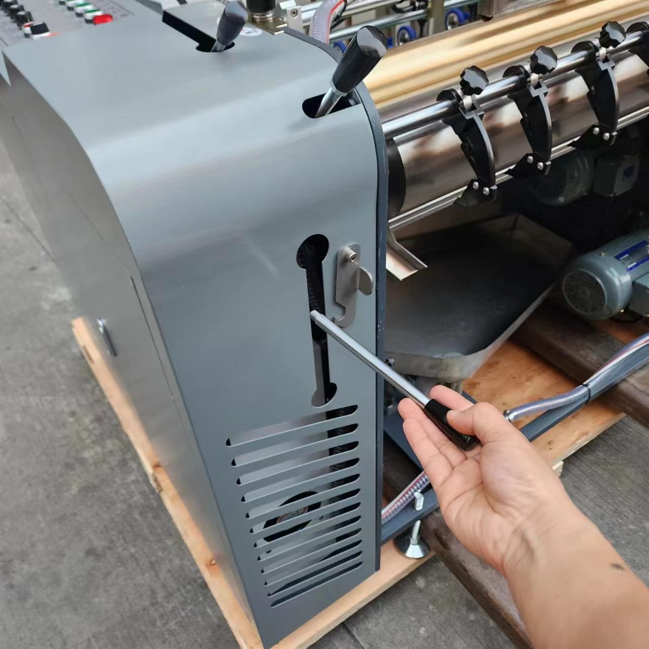 Hardcover and Rigid Box Making Machine Auto Gluing and Feeding Paper Sheet for Gift Box Jewelry Box
