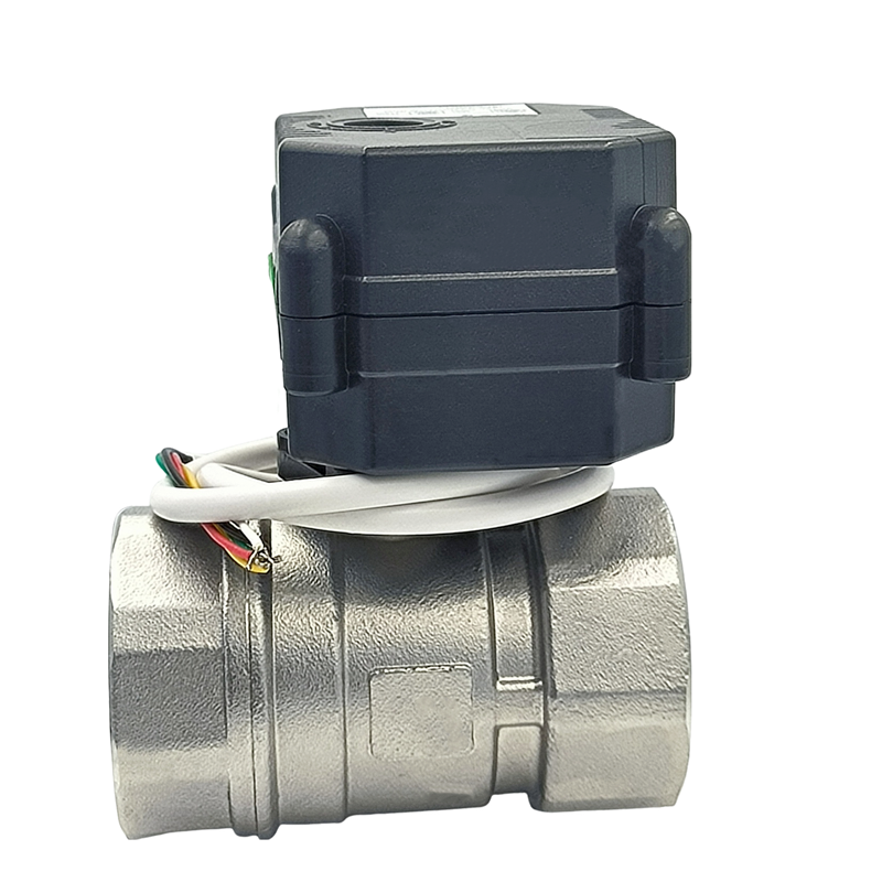 DN8 Dn15 1/2" 20 3/4 Inch 40 50 Stainless Steel 304 12v 24 220v Electric Actuator Motorized Drinking Water on off Ball Valve