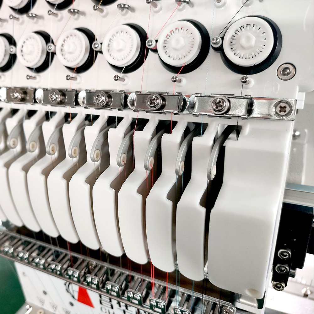 Changhua Factory Fully Automatic Industrial Embroidery Machine Hats T-shirts Embroidery Machine Two Heads