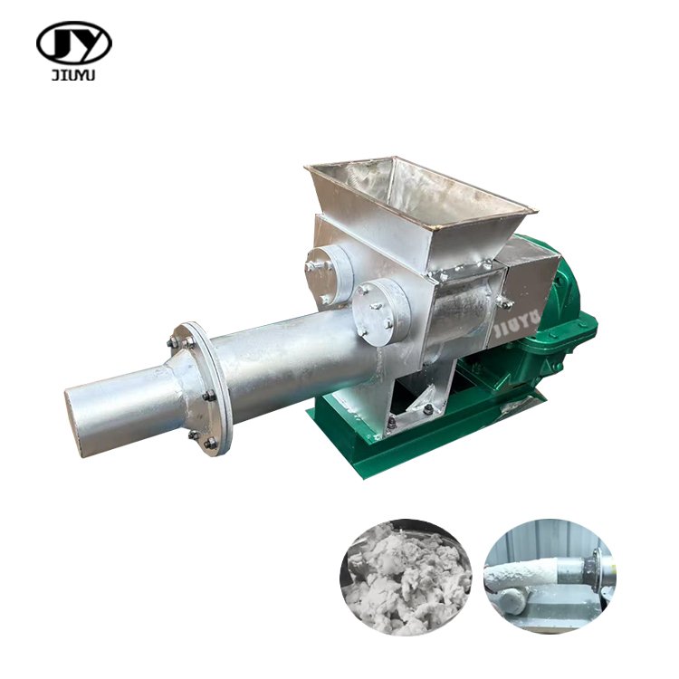 JIUYU 304 Stainless Steel Dough ExtruderCorn Flour Extrusion Equipment Pug Mill 220V/380V