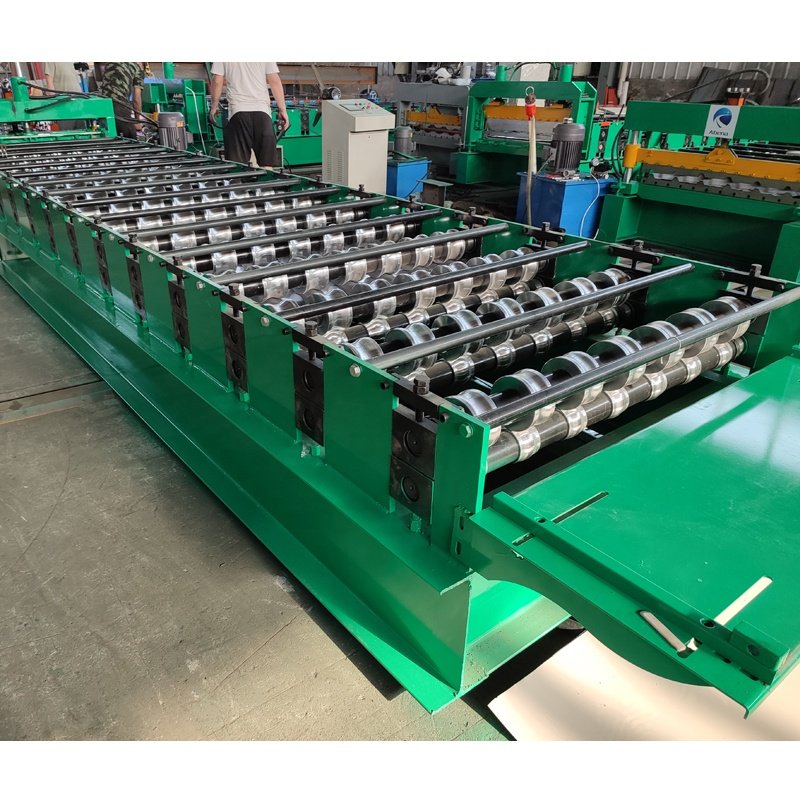 2024 Latest Glazed Tile Roll Forming Machine Efficient for Colored Steel Tiles for Continuous Production