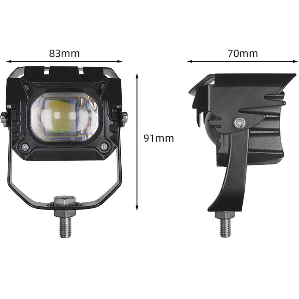 LED Work Light for Trucks SUVs Jeeps Motorcycles Auxiliary Car Fog Light for Off-Road Auto 24V LED Lamp for ATV