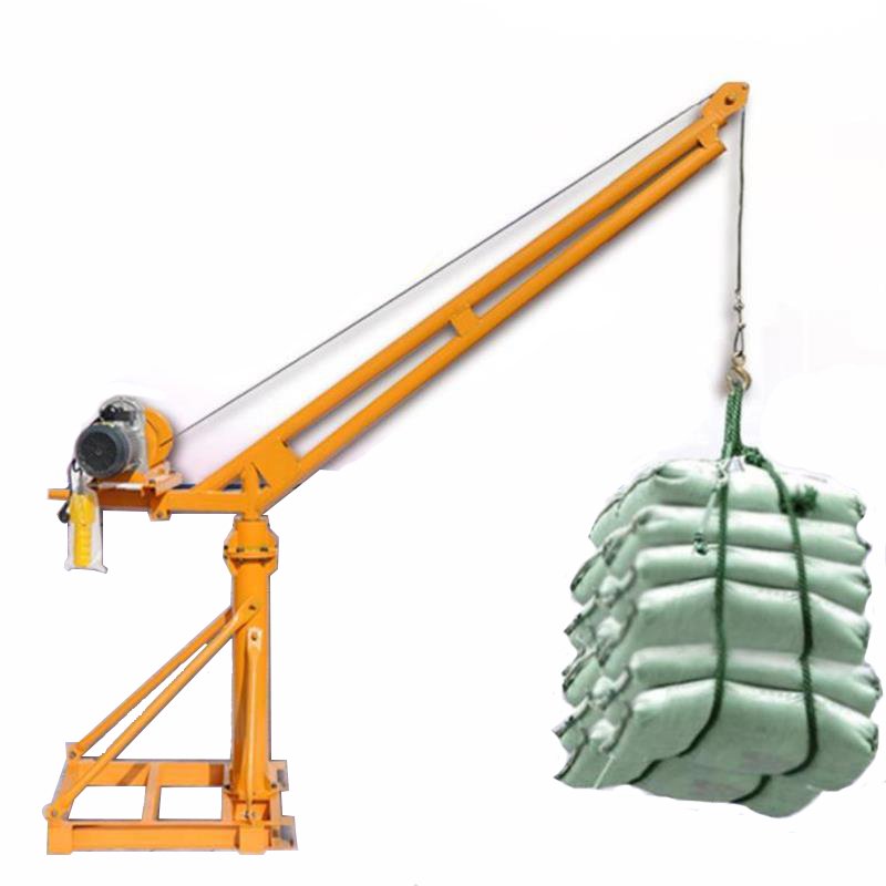 Simply Operation Portable Outdoor Cranes 500KG 1000KG Mini Crane High Performance Small Crane