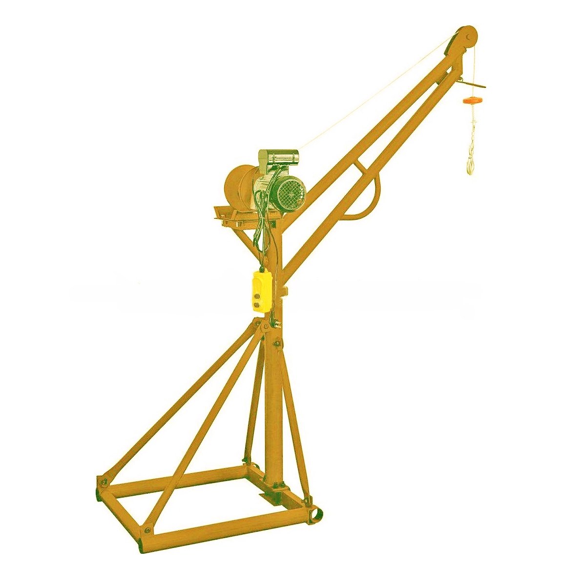 Simply Operation Portable Outdoor Cranes 500KG 1000KG Mini Crane High Performance Small Crane