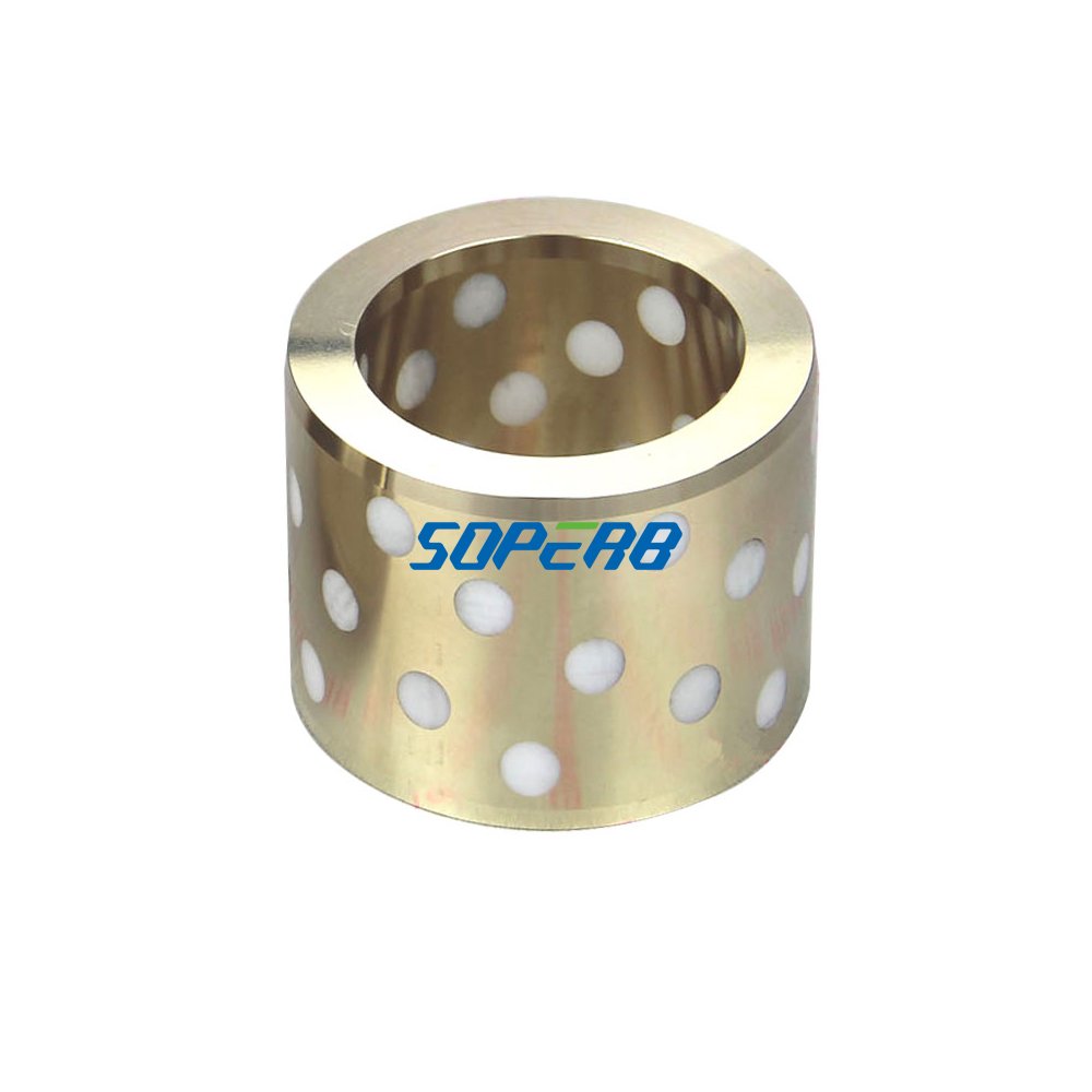 Dam Gate Sluice Door Self Lubricating Spherical Plain Slide Brass Bush Bearing Flanged PTFE Plug Lubricant Bronze Guide Bushing