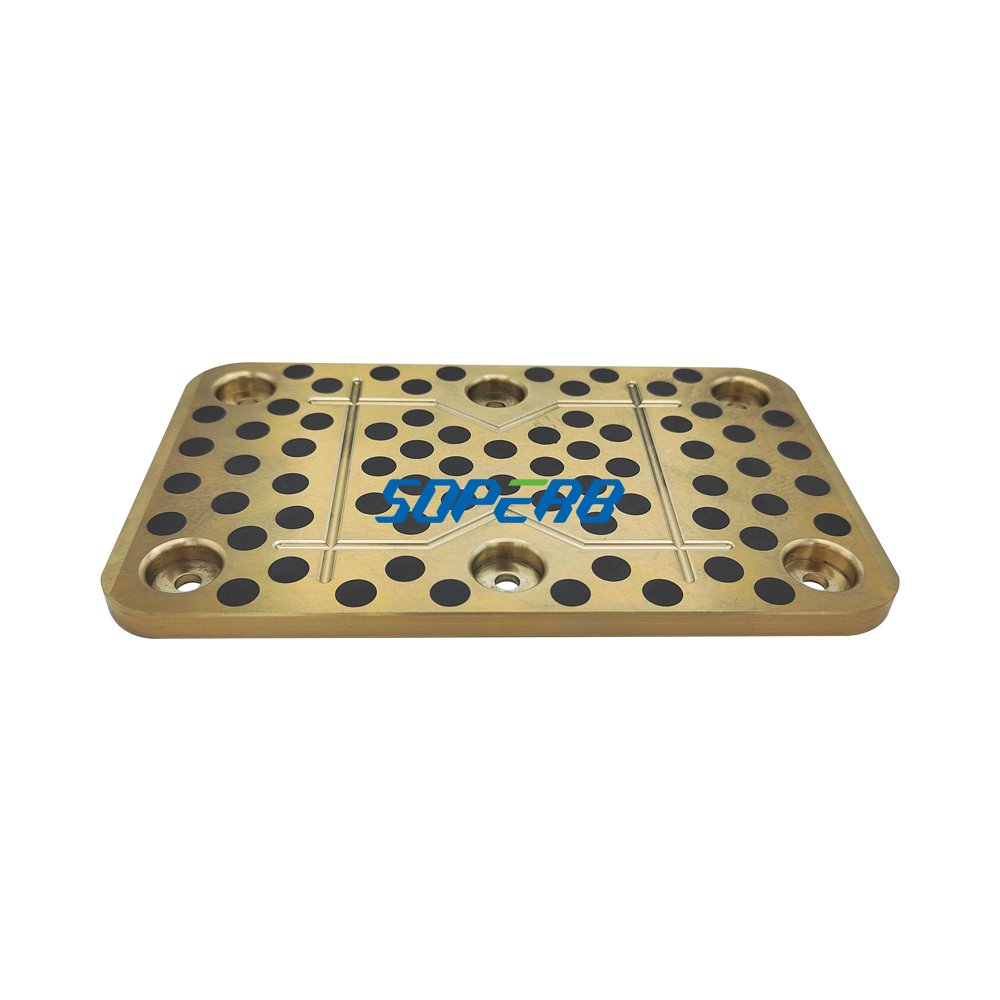 Dam Gate Sluice Door Self Lubricating Spherical Plain Slide Brass Bush Bearing Flanged PTFE Plug Lubricant Bronze Guide Bushing