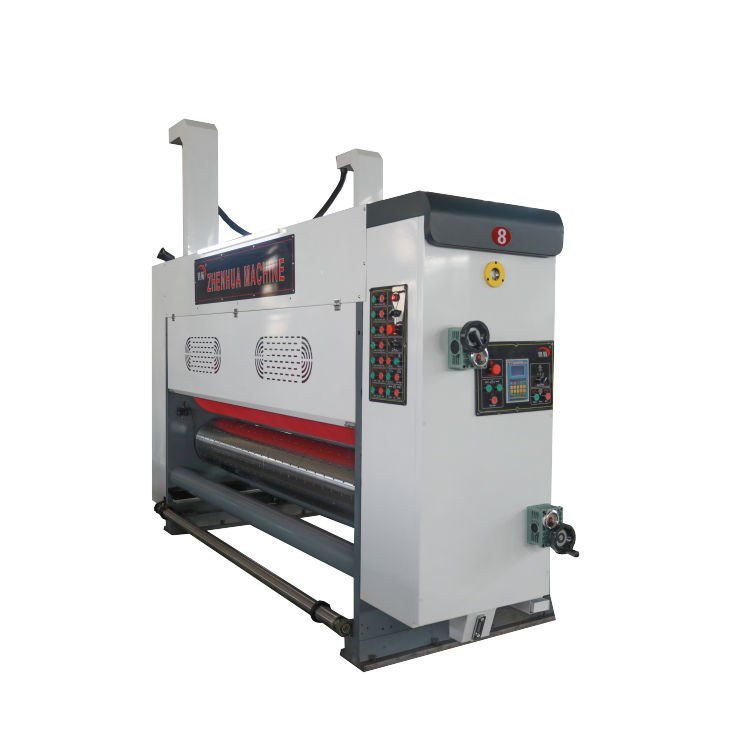 Slotting Diecutting Machinery Full Automatic Carton Printing Provided Double Servo Motor Corrugated Machine Auto Splicer ZHENHUA