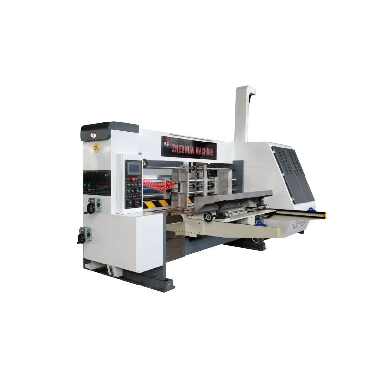 Slotting Diecutting Machinery Full Automatic Carton Printing Provided Double Servo Motor Corrugated Machine Auto Splicer ZHENHUA