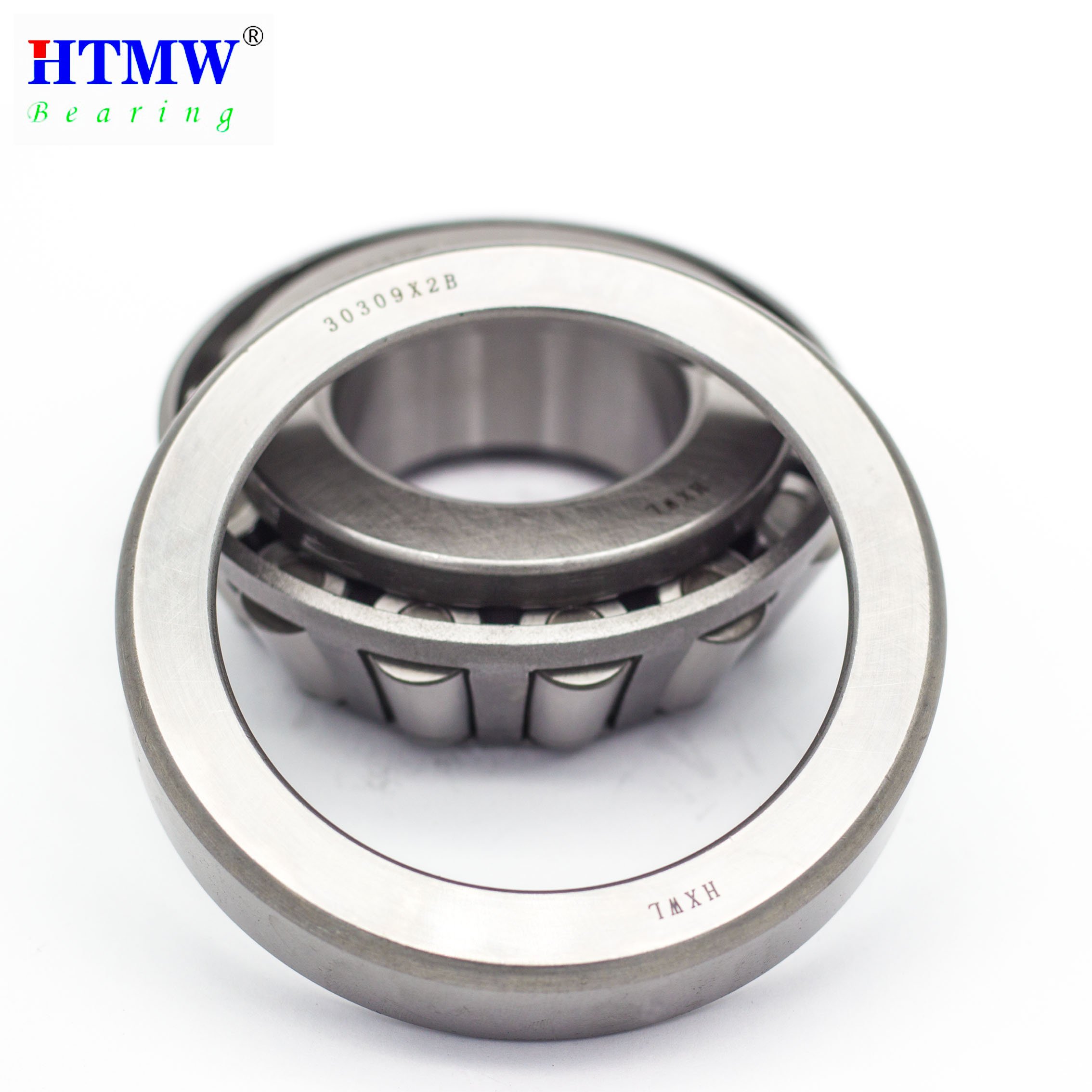 HTMW China Bearing Manufacturer 30201(7201E) Size 12*32*11mm GCR15 Material Tapered Roller Bearings
