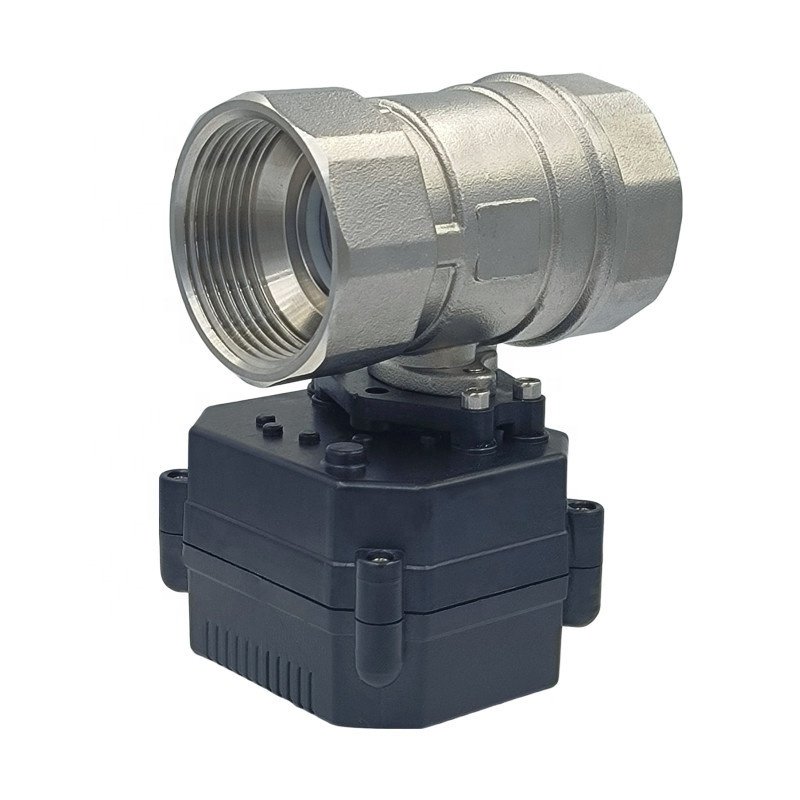 1/2 3/4 1 2 Inch Stainless Steel 12v Dc 24vac 110vac 220 2 Wire 3 Wire 5 Wire Electric Motorized Actuator Water Ball Valve