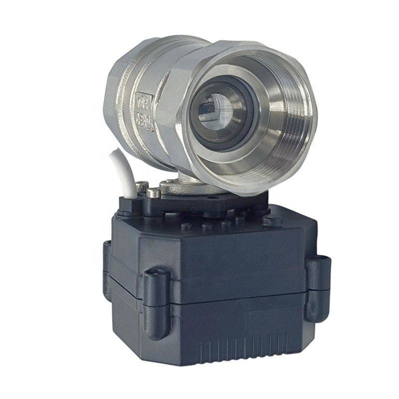 1/2 3/4 1 2 Inch Stainless Steel 12v Dc 24vac 110vac 220 2 Wire 3 Wire 5 Wire Electric Motorized Actuator Water Ball Valve